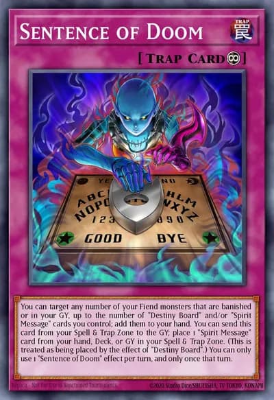 Sentence of Doom — Carta Yu-Gi-Oh!