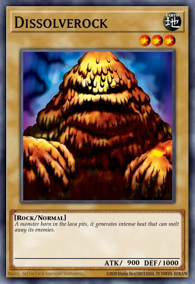 Dissolverock — Carta Yu-Gi-Oh!