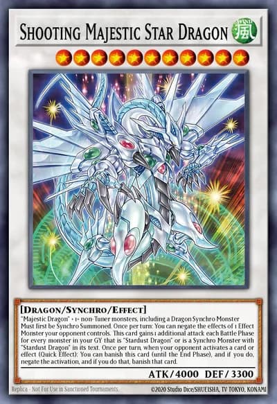 Dragão Majestoso Estelar Atirador — Carta Yu-Gi-Oh!