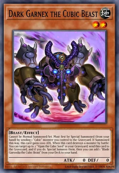 Dark Garnex the Cubic Beast — Carta Yu-Gi-Oh!