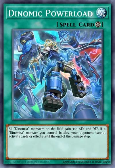 Dinomic Powerload — Carta Yu-Gi-Oh!