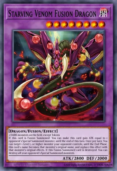 Starving Venom Fusion Dragon — Carta Yu-Gi-Oh!