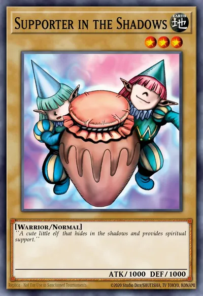 Suporte nas Sombras — Carta Yu-Gi-Oh!