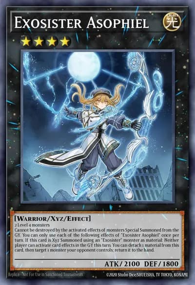 Exosister Asophiel — Carta Yu-Gi-Oh!