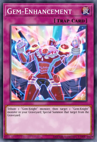 Aprimoramento de Gemas — Carta Yu-Gi-Oh!