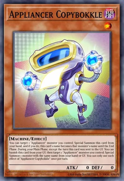 Appliancer Copybokkle — Carta Yu-Gi-Oh!
