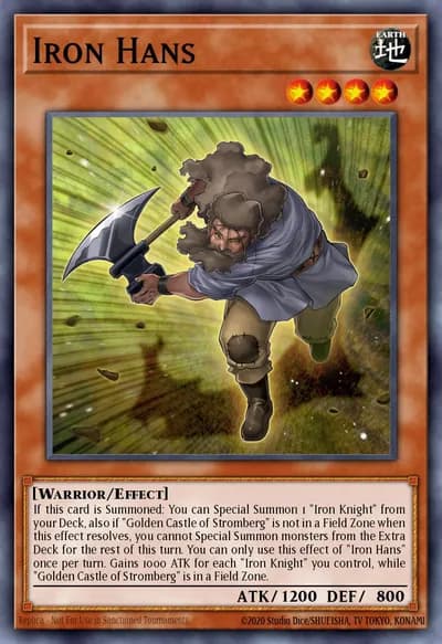 Iron Hans — Carta Yu-Gi-Oh!
