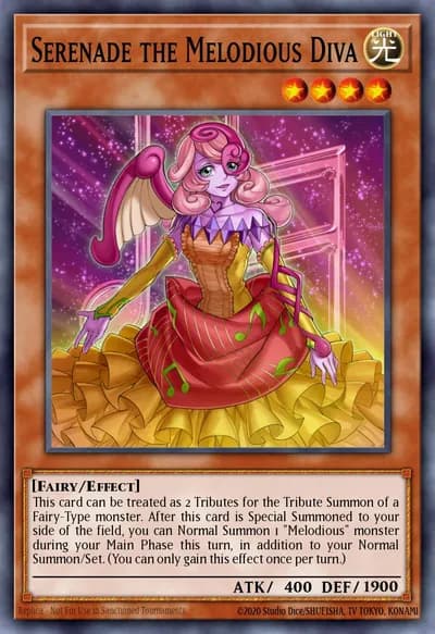 Serenade a Divina Melodiosa — Carta Yu-Gi-Oh!