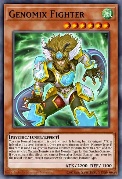 Genomix Fighter — Carta Yu-Gi-Oh!