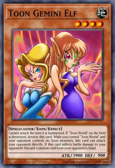 Toon Gemini Elf — Carta Yu-Gi-Oh!