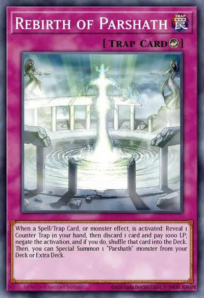 Rebirth of Parshath — Carta Yu-Gi-Oh!
