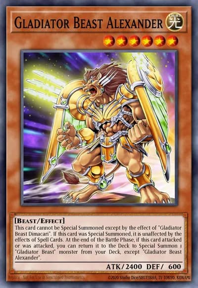 Gladiator Beast Alexander — Carta Yu-Gi-Oh!