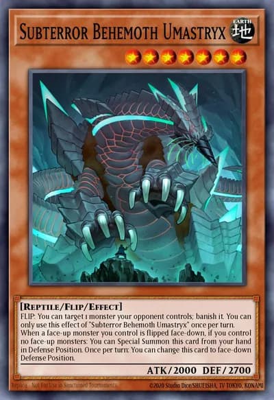 Subterror Behemoth Umastryx — Carta Yu-Gi-Oh!