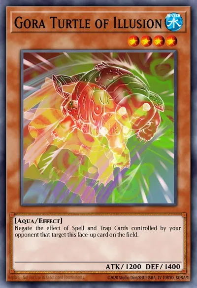 Tartaruga Gora da Ilusão — Carta Yu-Gi-Oh!