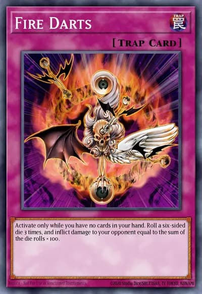 Dardos de Fogo — Carta Yu-Gi-Oh!