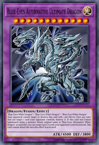Dragão Branco de Olhos Azuis Alternativo Definitivo — Carta Yu-Gi-Oh!