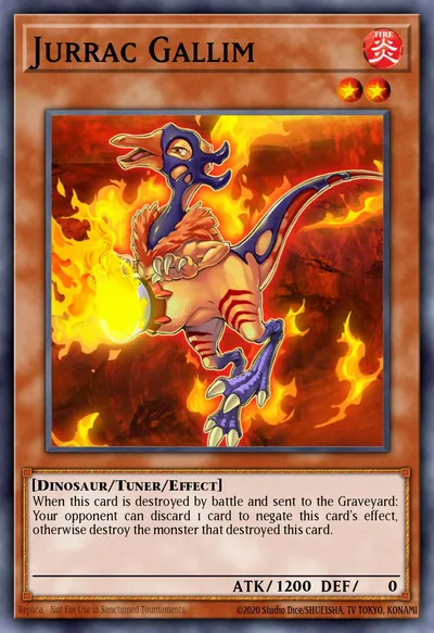 Jurrac Gallim — Carta Yu-Gi-Oh!