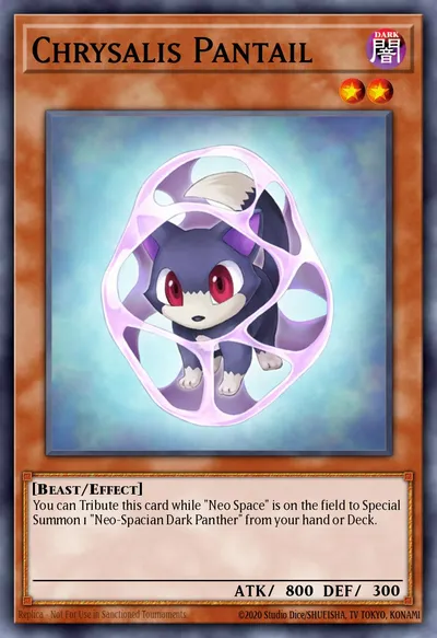 Crisálida Pantail — Carta Yu-Gi-Oh!