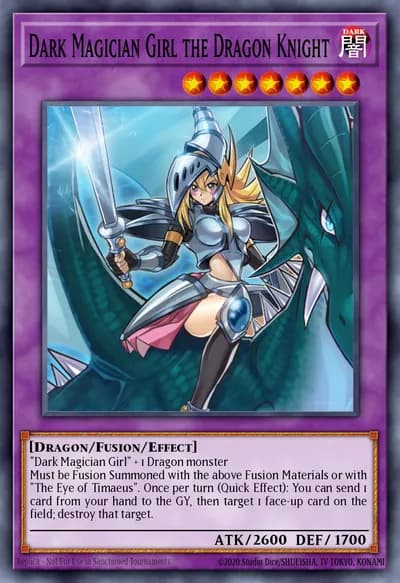 Dark Magician Girl the Dragon Knight — Carta Yu-Gi-Oh!