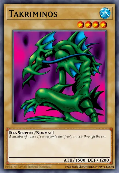 Takriminos — Carta Yu-Gi-Oh!