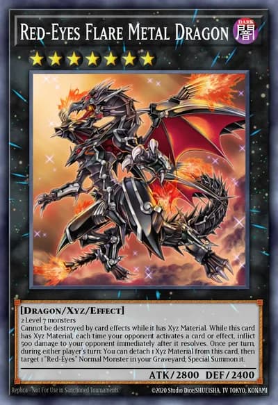 Red-Eyes Flare Metal Dragon — Carta Yu-Gi-Oh!