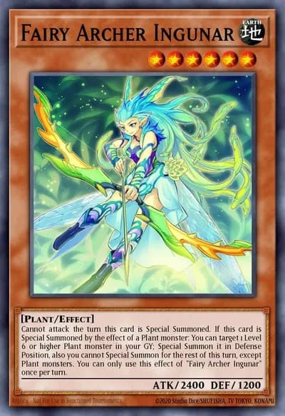 Fairy Archer Ingunar — Carta Yu-Gi-Oh!
