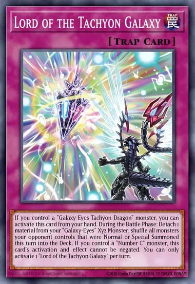 Lord of the Tachyon Galaxy — Carta Yu-Gi-Oh!