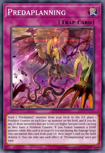 Predaplanning — Carta Yu-Gi-Oh!