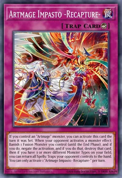 Artmage Impasto -Recapture- — Carta Yu-Gi-Oh!