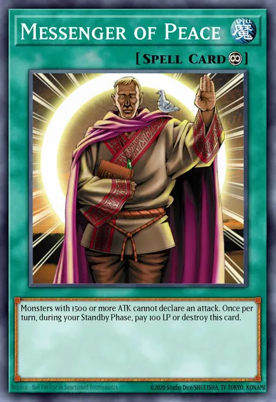 Mensageiro da Paz — Carta Yu-Gi-Oh!