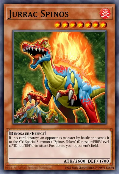 Jurrac Spinos — Carta Yu-Gi-Oh!