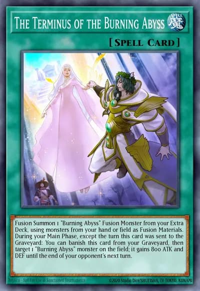 The Terminus of the Burning Abyss — Carta Yu-Gi-Oh!