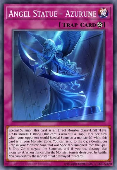 Estátua Angelical - Azurune — Carta Yu-Gi-Oh!