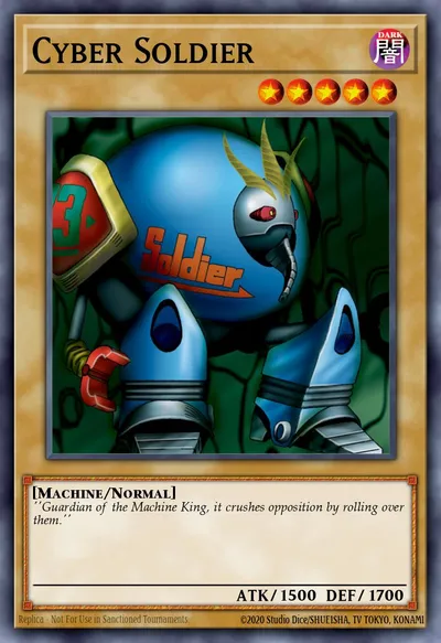 Soldado Cibernético — Carta Yu-Gi-Oh!