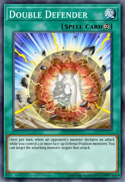 Defensor Duplo — Carta Yu-Gi-Oh!