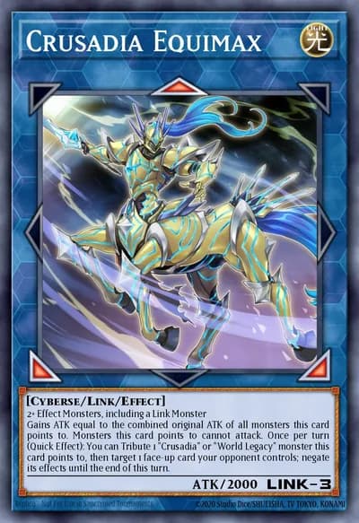 Crusadia Equimax — Carta Yu-Gi-Oh!