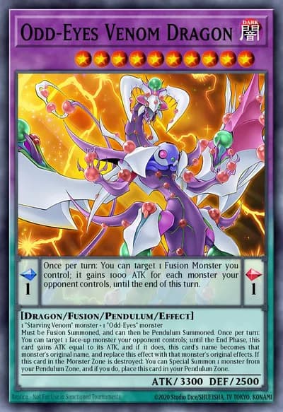 Odd-Eyes Venom Dragon — Carta Yu-Gi-Oh!