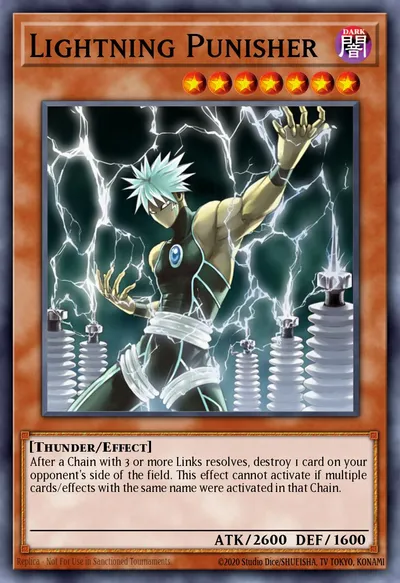 Punidor Relâmpago — Carta Yu-Gi-Oh!