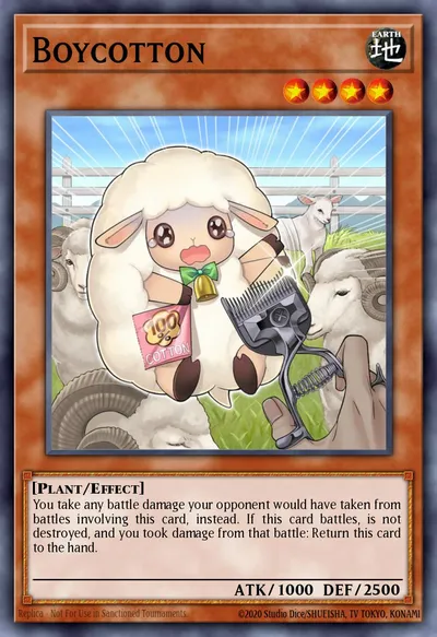 Boycotton — Carta Yu-Gi-Oh!