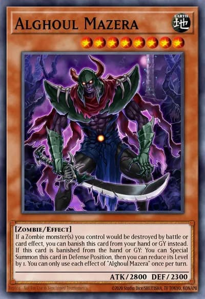 Alghoul Mazera — Carta Yu-Gi-Oh!
