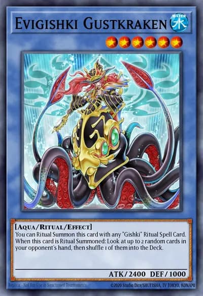 Evigishki Gustkraken — Carta Yu-Gi-Oh!