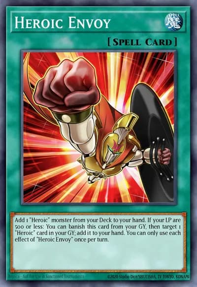 Emissário Heroico — Carta Yu-Gi-Oh!
