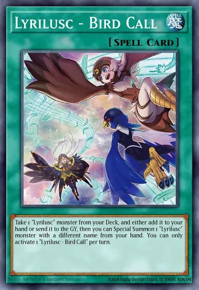 Lyrilusc - Bird Call — Carta Yu-Gi-Oh!