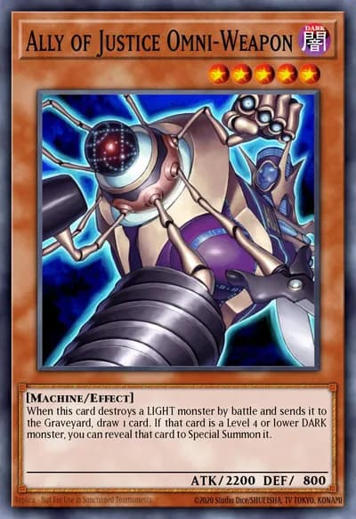 Ally of Justice Omni-Weapon — Carta Yu-Gi-Oh!