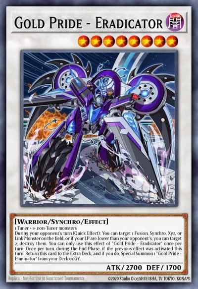 Gold Pride - Eradicator — Carta Yu-Gi-Oh!