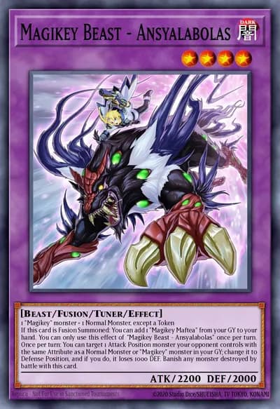Magikey Beast - Ansyalabolas — Carta Yu-Gi-Oh!