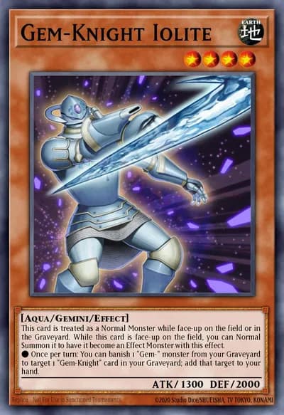 Gem-Knight Iolite — Carta Yu-Gi-Oh!