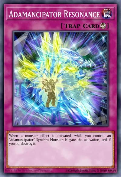Adamancipator Resonance — Carta Yu-Gi-Oh!