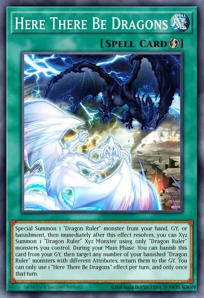 Aqui Há Dragões — Carta Yu-Gi-Oh!