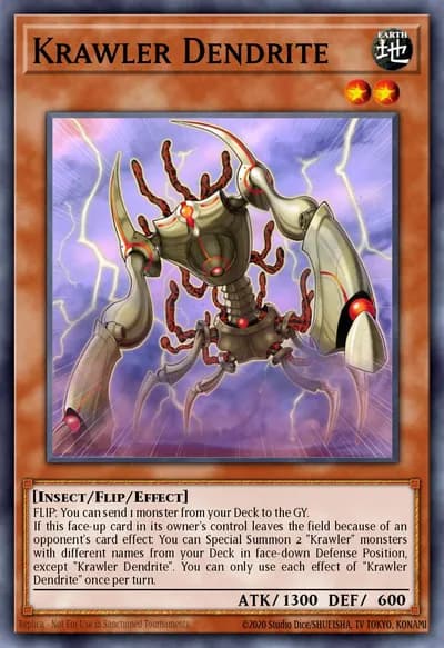 Krawler Dendrite — Carta Yu-Gi-Oh!